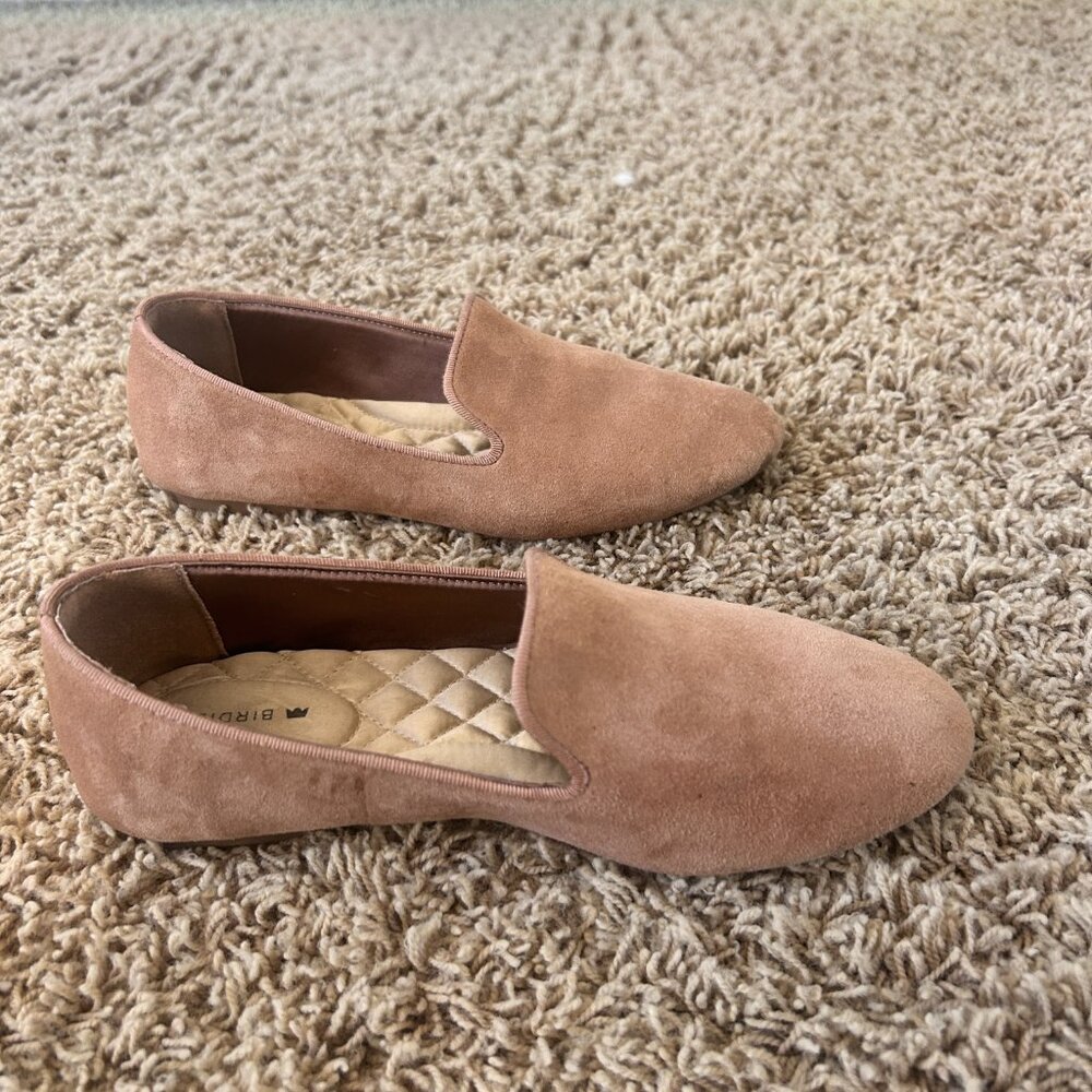 BIRDIES The Starling Loafers in Women's Size 6 in Latte Suede - Picture 6 of 9